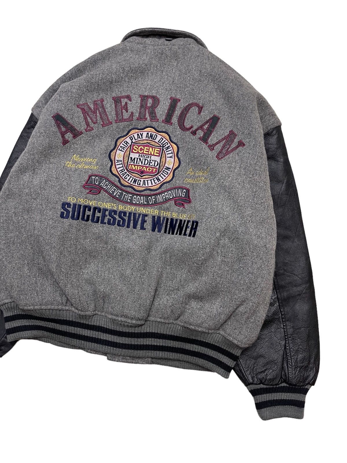 Japanese Brand Vintage American Scene Varsity Jacket Size US M / EU 48-50 / 2 - 7 Thumbnail