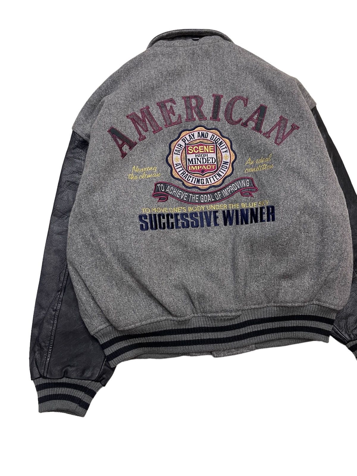 Japanese Brand Vintage American Scene Varsity Jacket Size US M / EU 48-50 / 2 - 6 Thumbnail