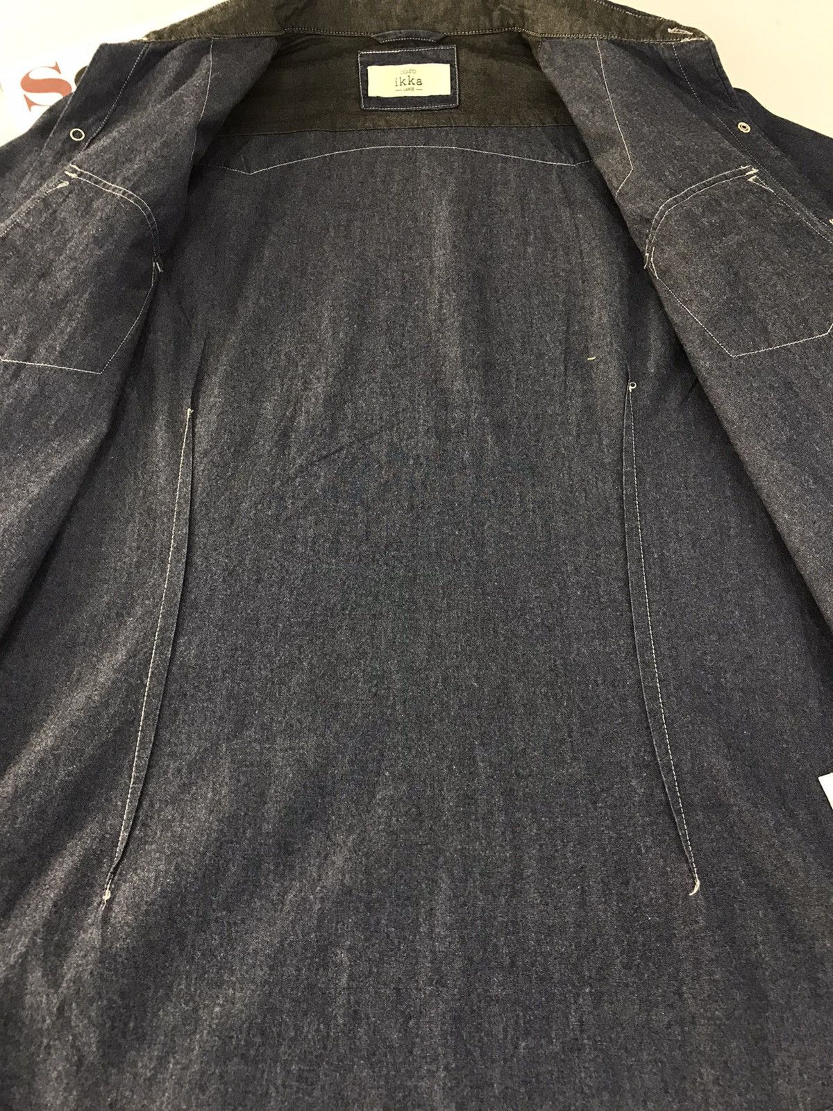 Japanese Brand × Vintage Vintage ikka Jeans Double Pocket Snap Button Style Size US L / EU 52-54 / 3 - 6 Thumbnail
