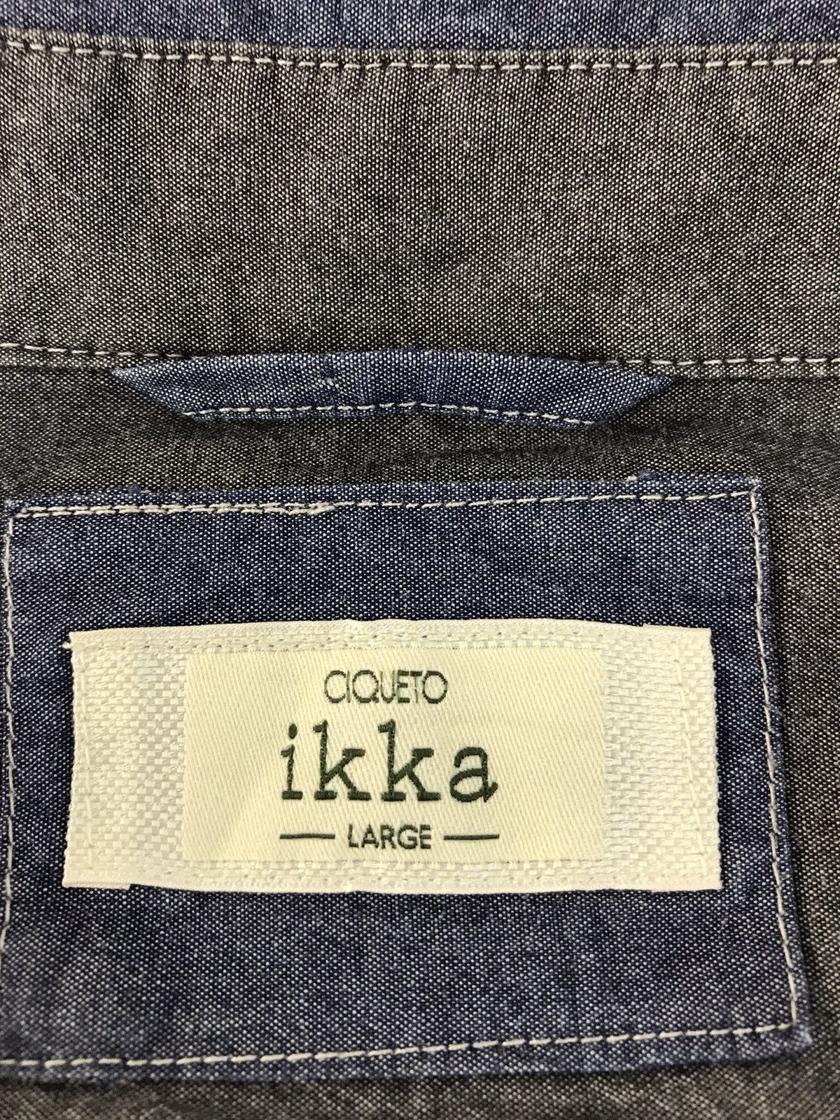 Japanese Brand × Vintage Vintage ikka Jeans Double Pocket Snap Button Style Size US L / EU 52-54 / 3 - 7 Thumbnail