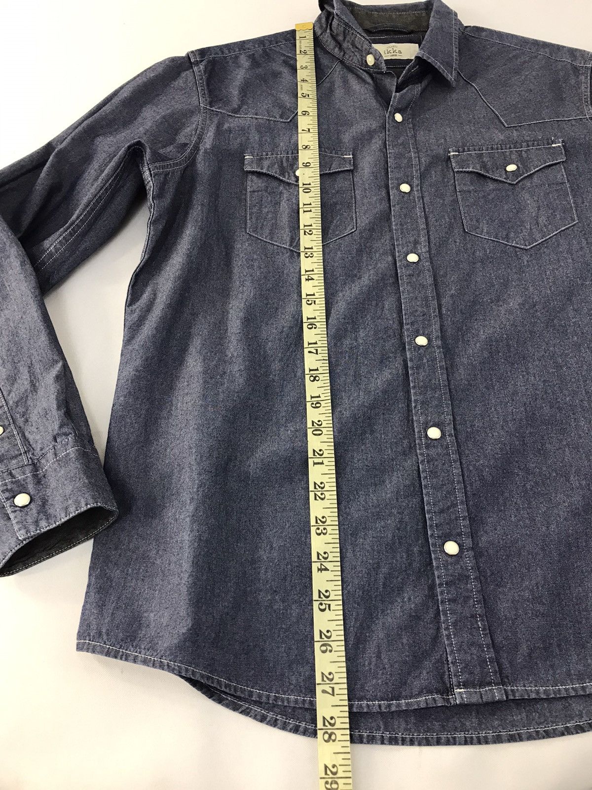 Japanese Brand × Vintage Vintage ikka Jeans Double Pocket Snap Button Style Size US L / EU 52-54 / 3 - 11 Thumbnail