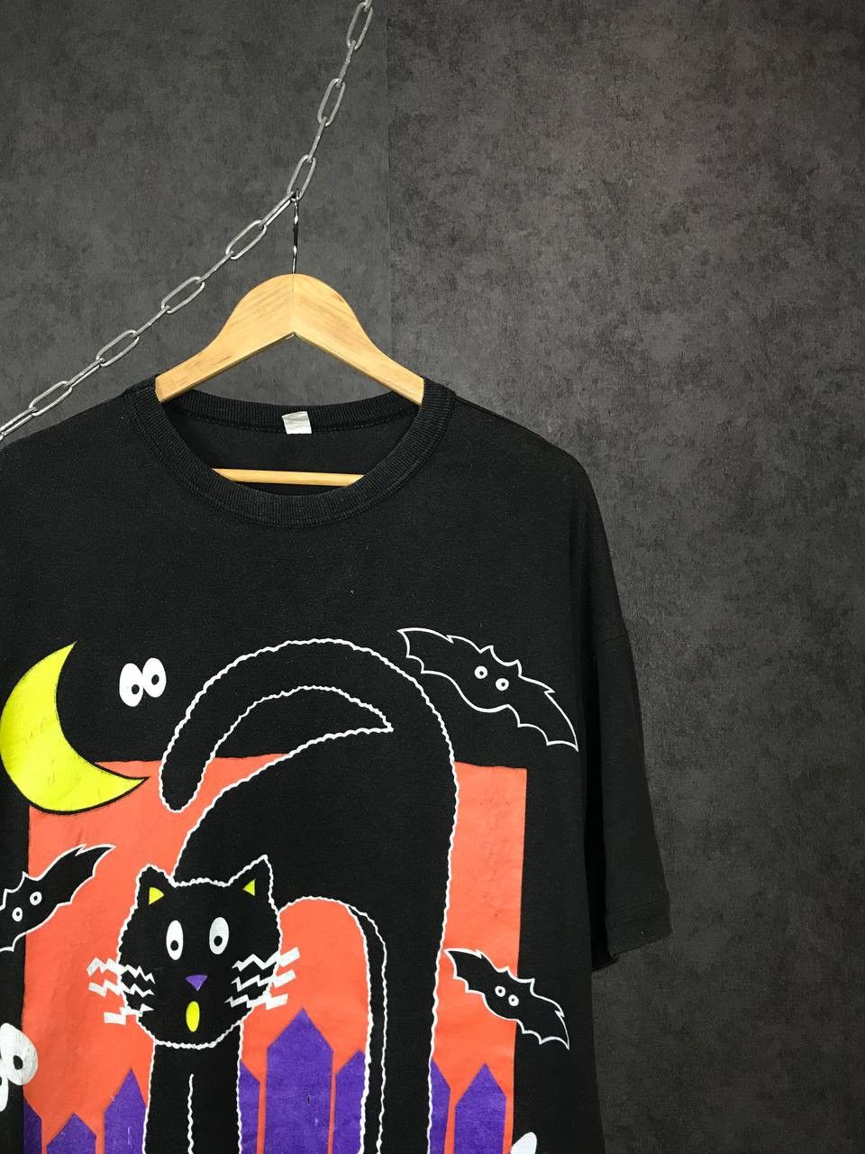 Vintage Trick or treat art vintage animal tee Size US XL / EU 56 / 4 - 2 Thumbnail