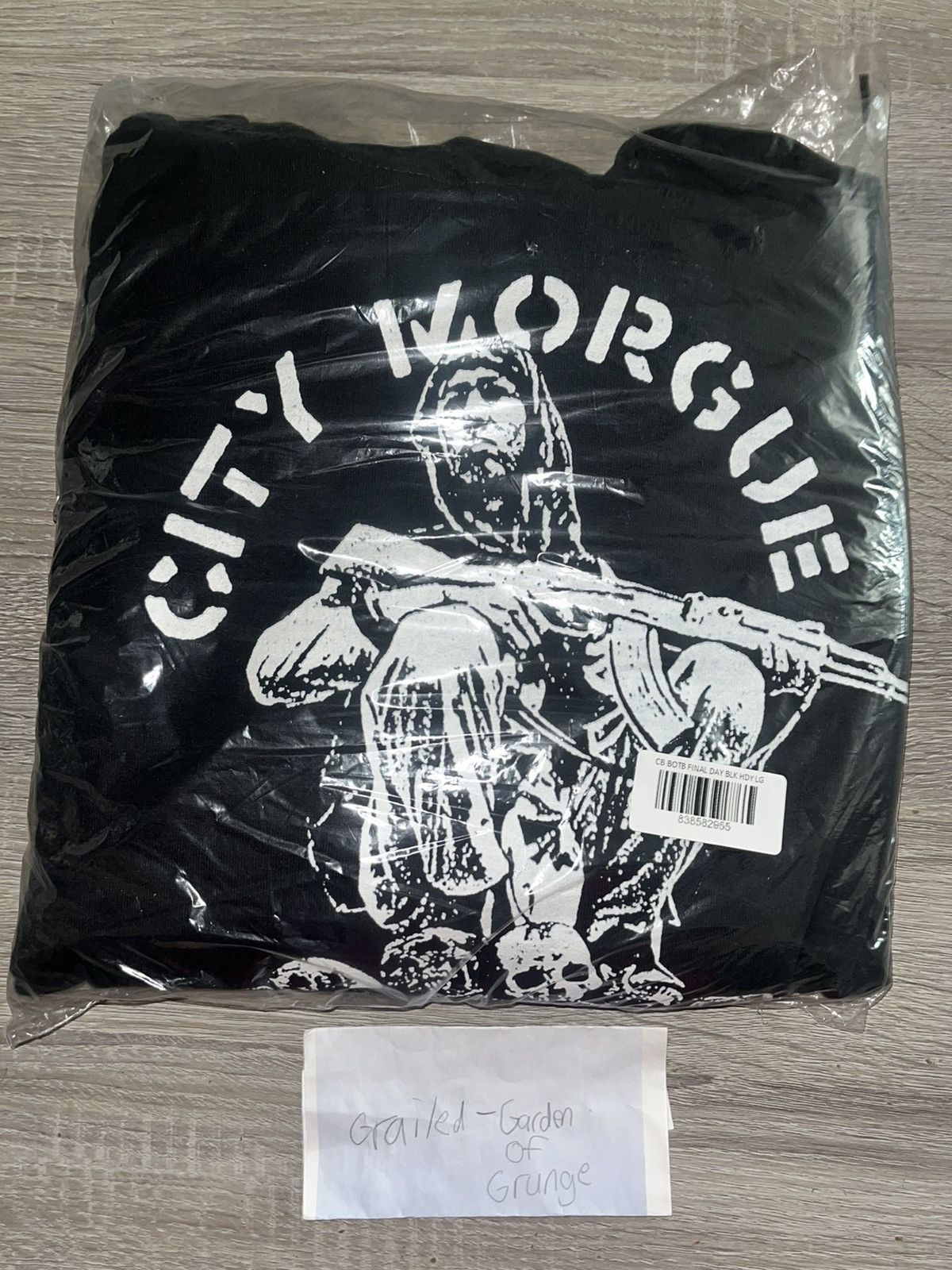 Band Tees × City Morgue CITY MORGUE BOTTOM OF THE BARREL FINAL DAY HOODIE Size US L / EU 52-54 / 3 - 1 Thumbnail