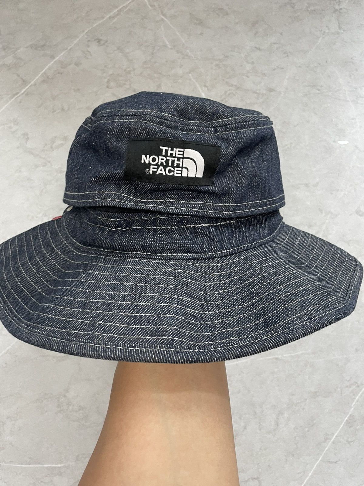 Supreme 2015 supreme TNF denim horizon breeze hat | Grailed