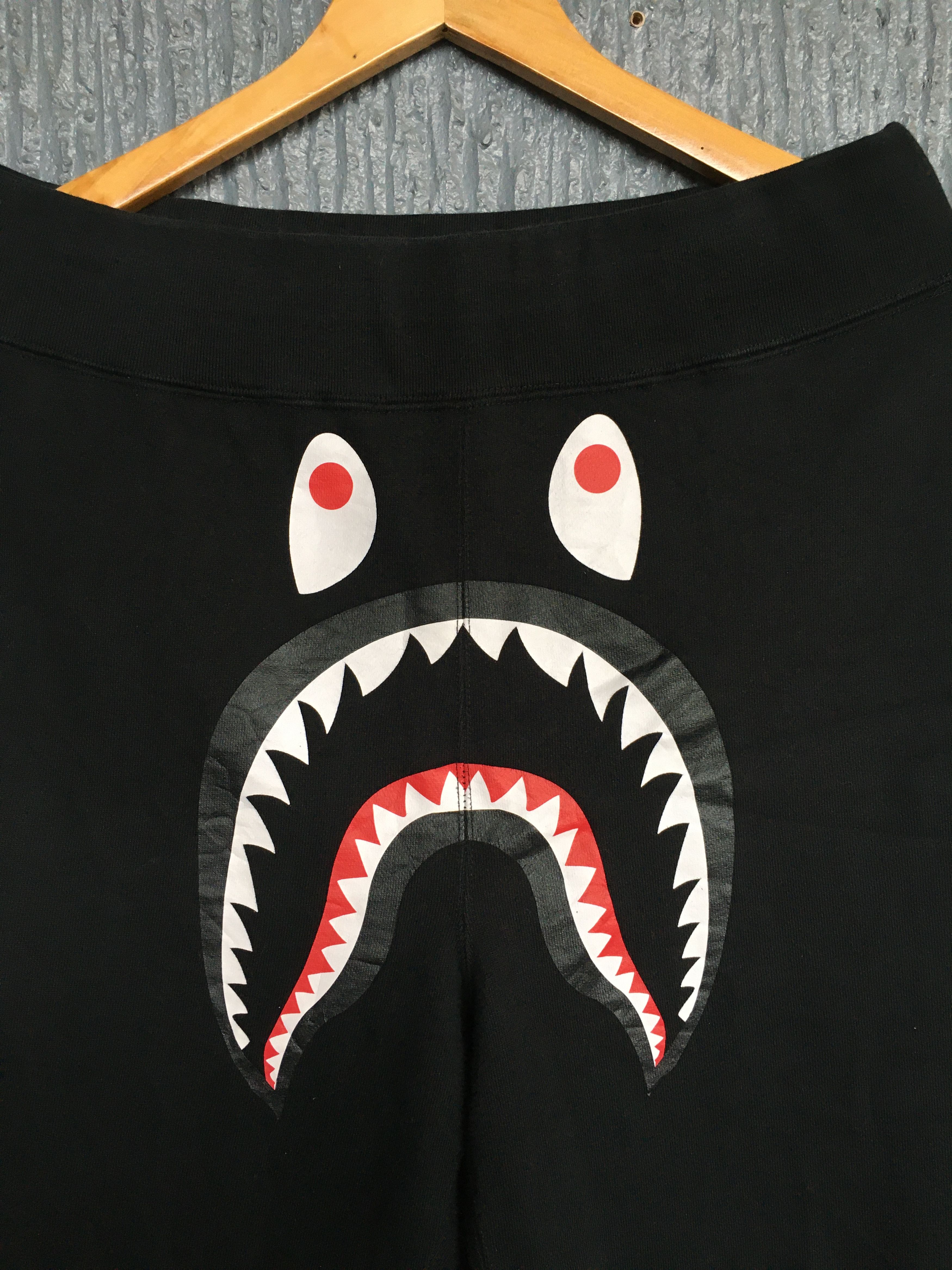 Bape Bape Shark Sweat Pants Camo Back Pocket | Grailed