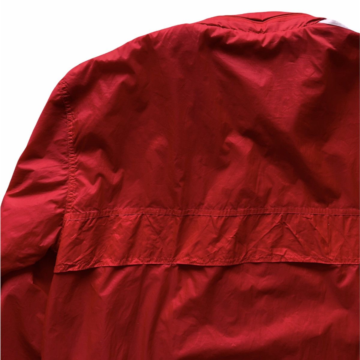 Adidas Vintage Adidas Treefoil Windbreaker Hoodie Oversize Size US XXL / EU 58 / 5 - 6 Thumbnail