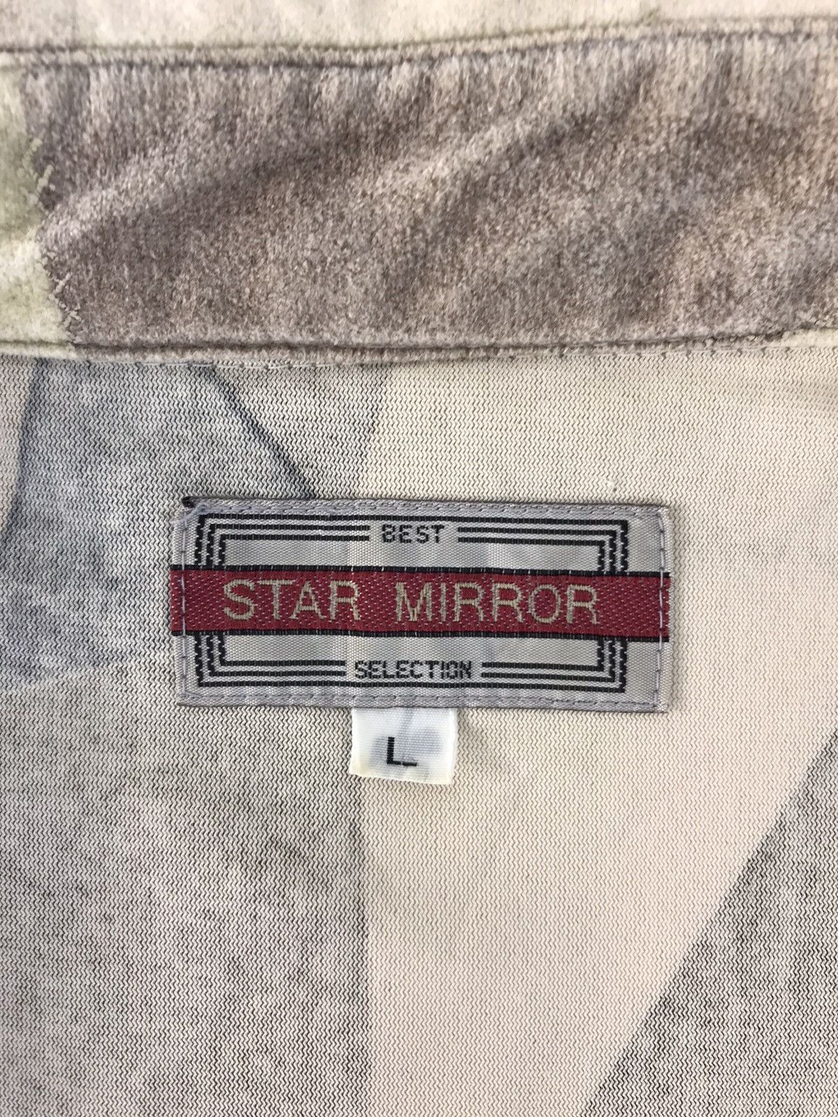 Japanese Brand × Vintage Vintage Star Mirror Fashion Art Snap Button Style Size US L / EU 52-54 / 3 - 7 Thumbnail