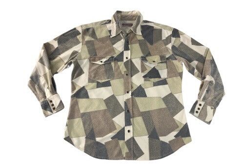 Japanese Brand × Vintage Vintage Star Mirror Fashion Art Snap Button Style Size US L / EU 52-54 / 3 - 1 Thumbnail
