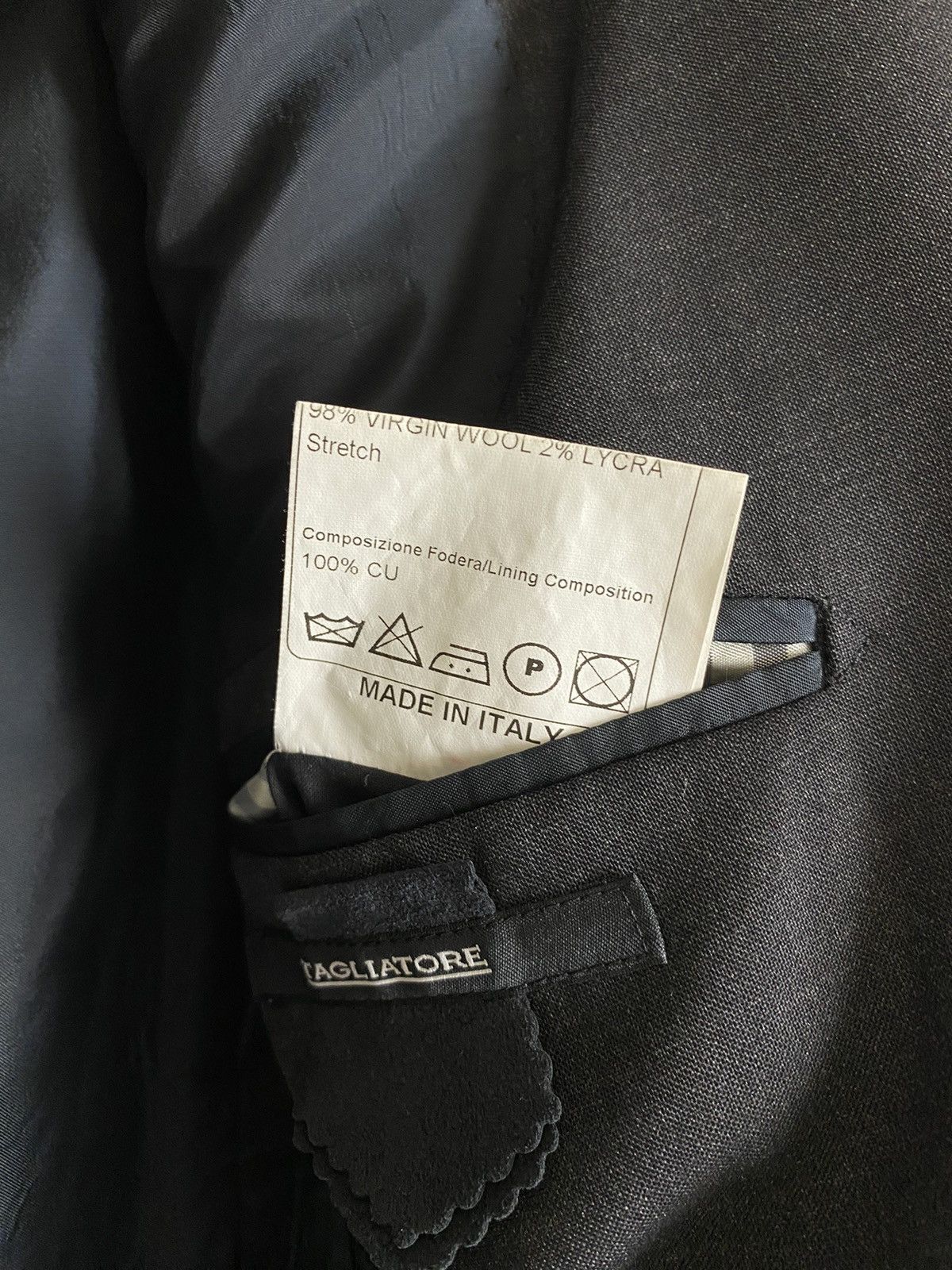 Tagliatore Tagliatore Virgin Wool Gray Blazer Size 54L - 11 Thumbnail