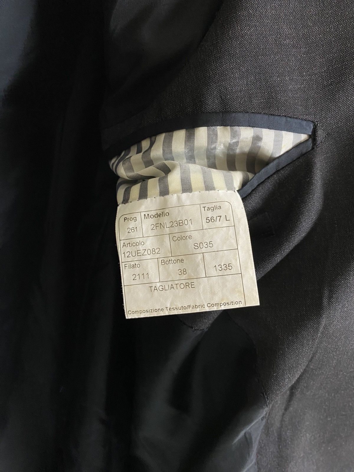 Tagliatore Tagliatore Virgin Wool Gray Blazer Size 54L - 10 Thumbnail