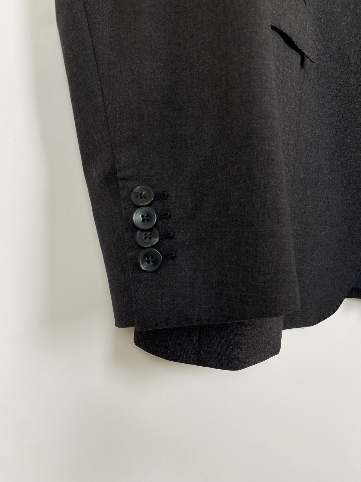 Tagliatore Tagliatore Virgin Wool Gray Blazer Size 54L - 5 Thumbnail