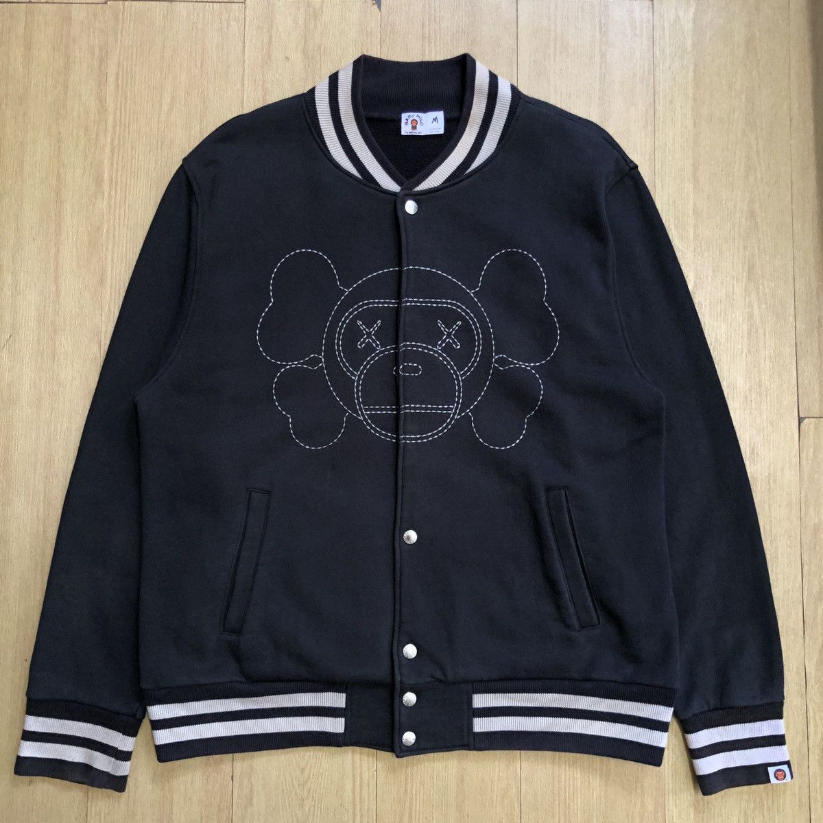 🔥Baby Milo x Kaws Sweatshirts Bomber Varsity Jacket