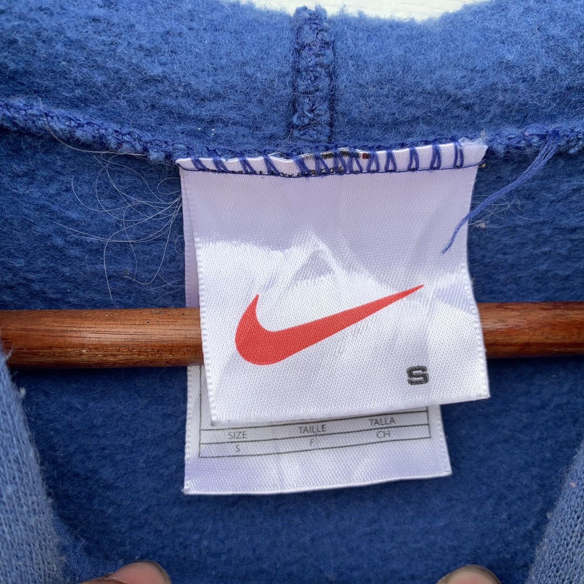 Nike Vintage 90s Nike Center Logo Hoodie Made In Usa Size S / US 4 / IT 40 - 6 Thumbnail