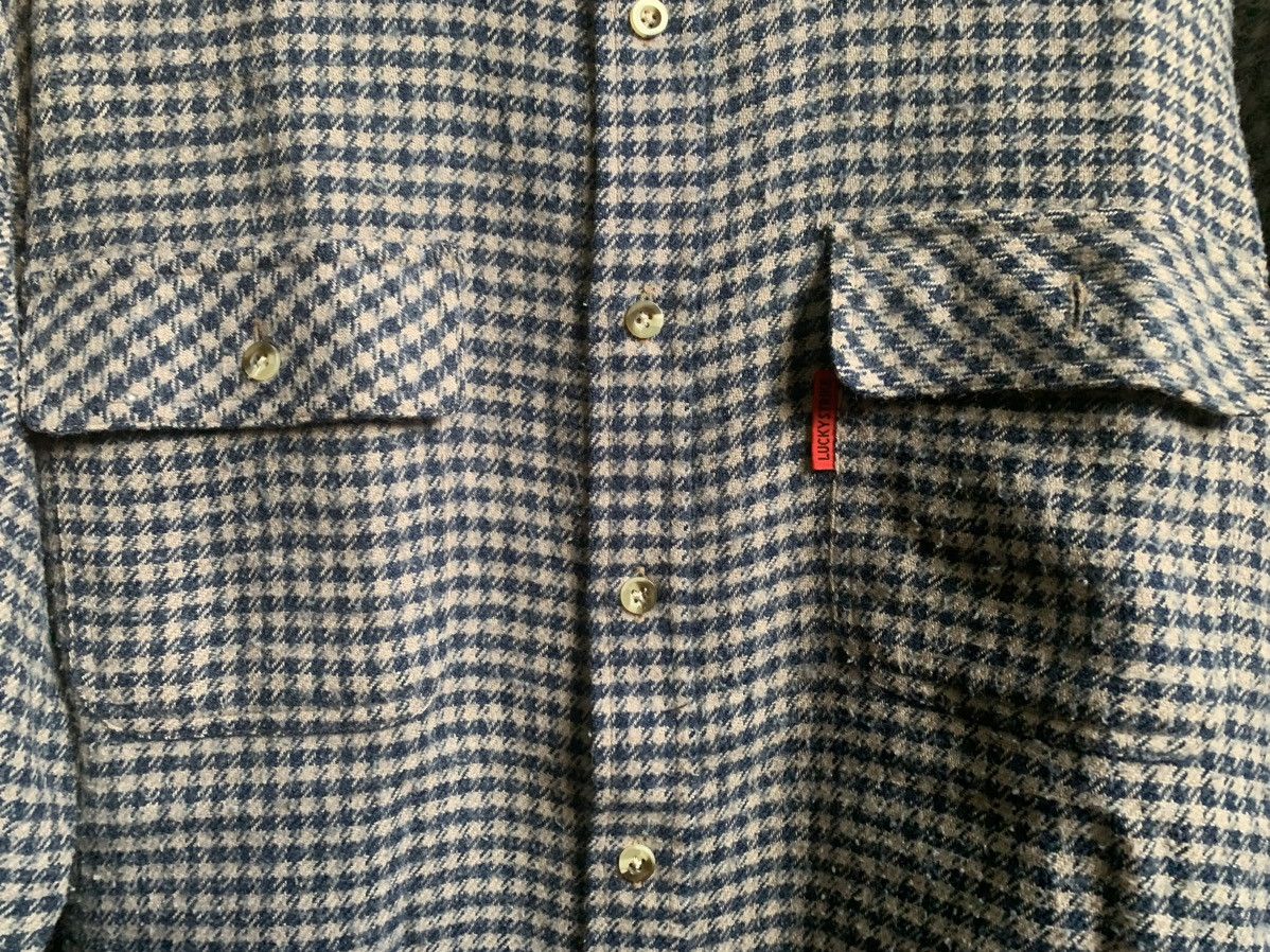 Flannel × Japanese Brand × Vintage Vintage LUCKY STRIKE FLANNEL Shirt Long sleeve Size US M / EU 48-50 / 2 - 5 Thumbnail