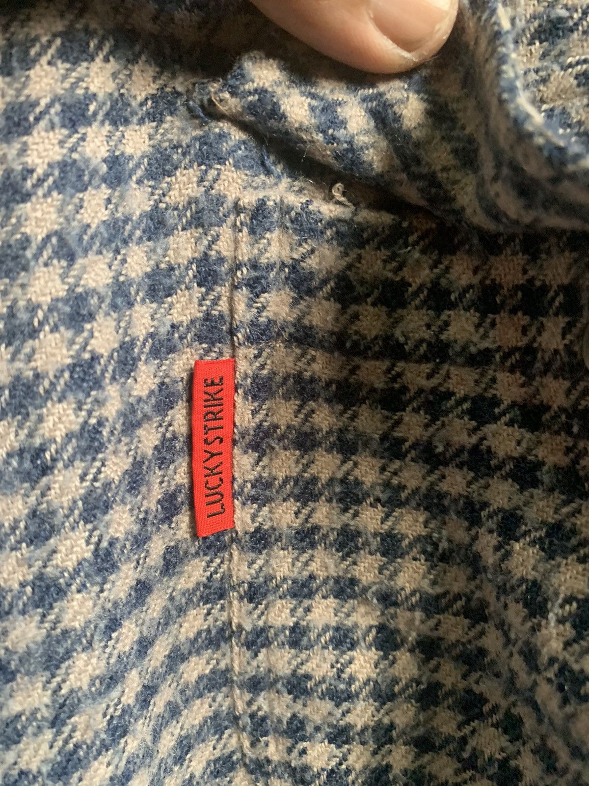 Flannel × Japanese Brand × Vintage Vintage LUCKY STRIKE FLANNEL Shirt Long sleeve Size US M / EU 48-50 / 2 - 4 Thumbnail