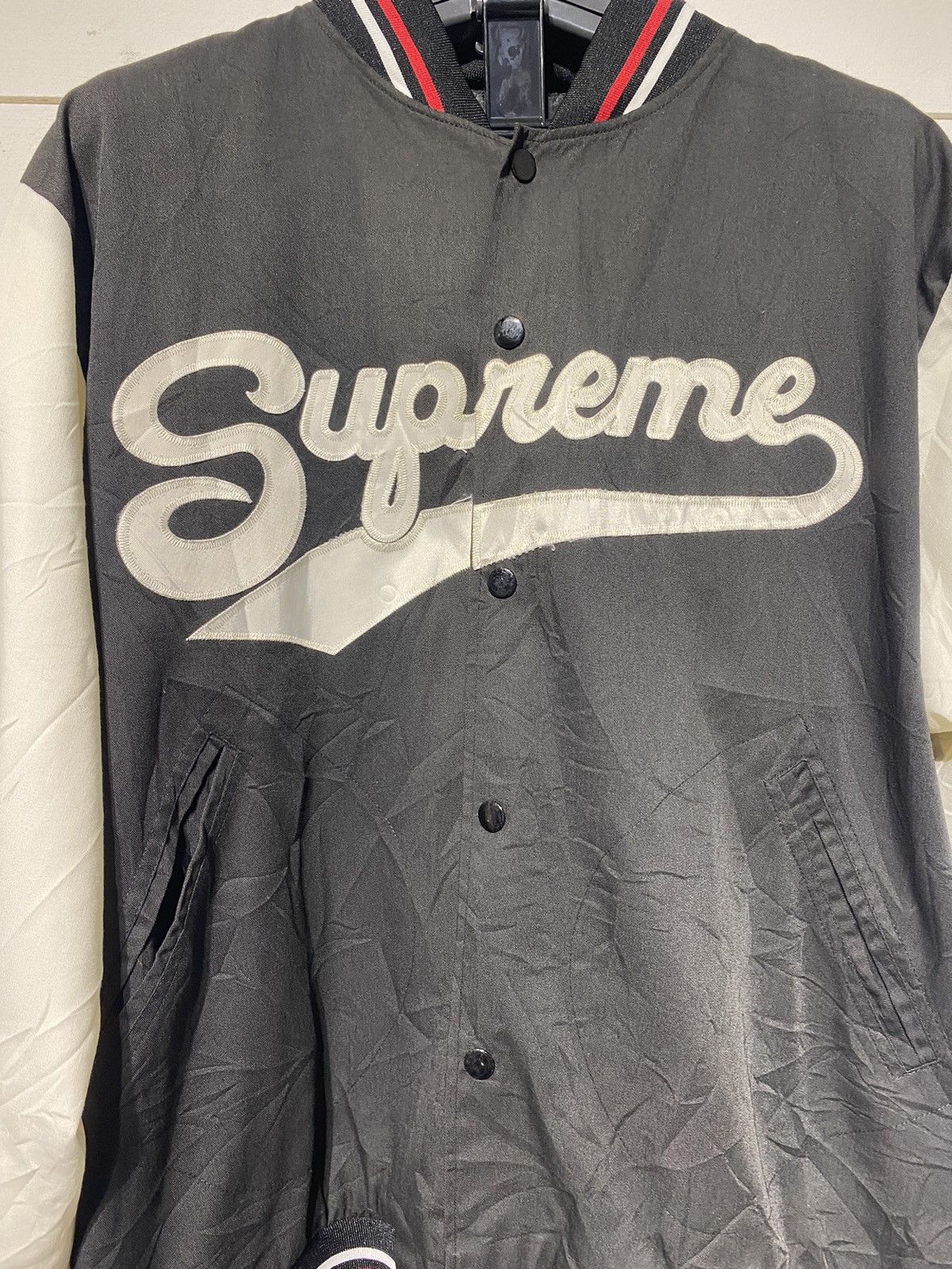 Vintage ❗️LAST DROP ❗️SUPREME 2002 EDITION VERSITY BASBALL JECKET Size US XL / EU 56 / 4 - 3 Thumbnail