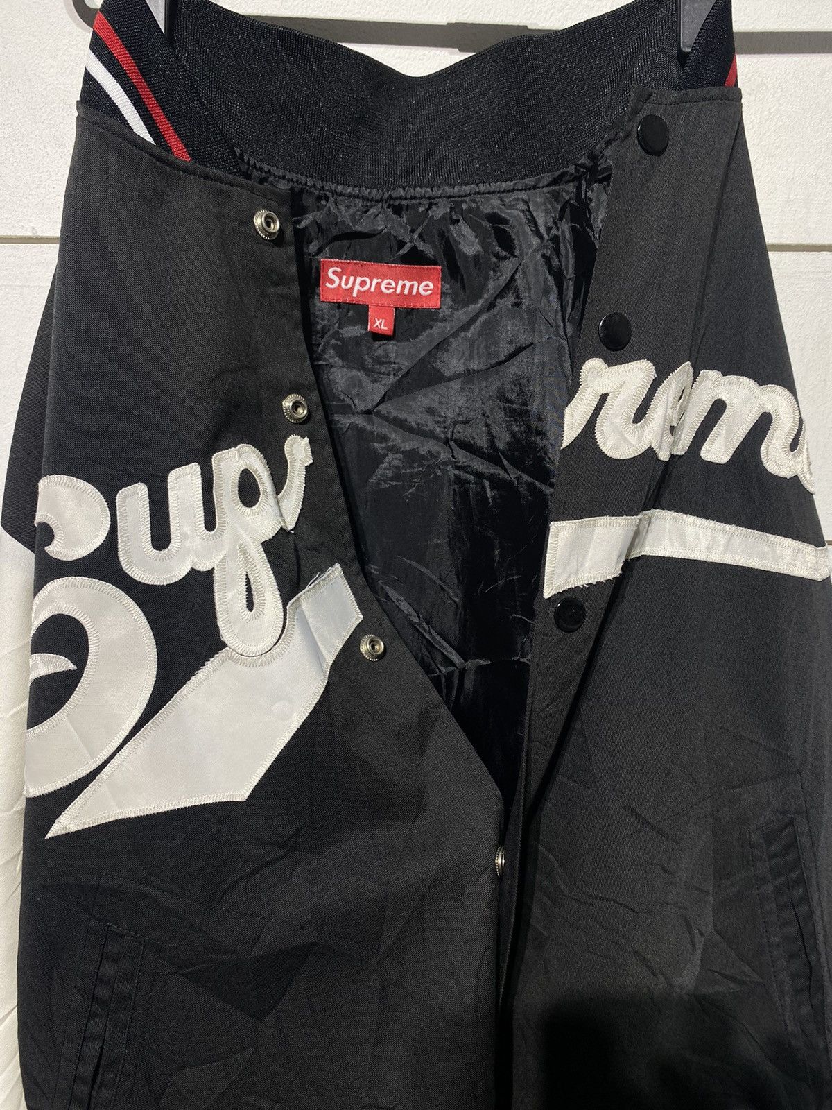 Vintage ❗️LAST DROP ❗️SUPREME 2002 EDITION VERSITY BASBALL JECKET Size US XL / EU 56 / 4 - 9 Thumbnail