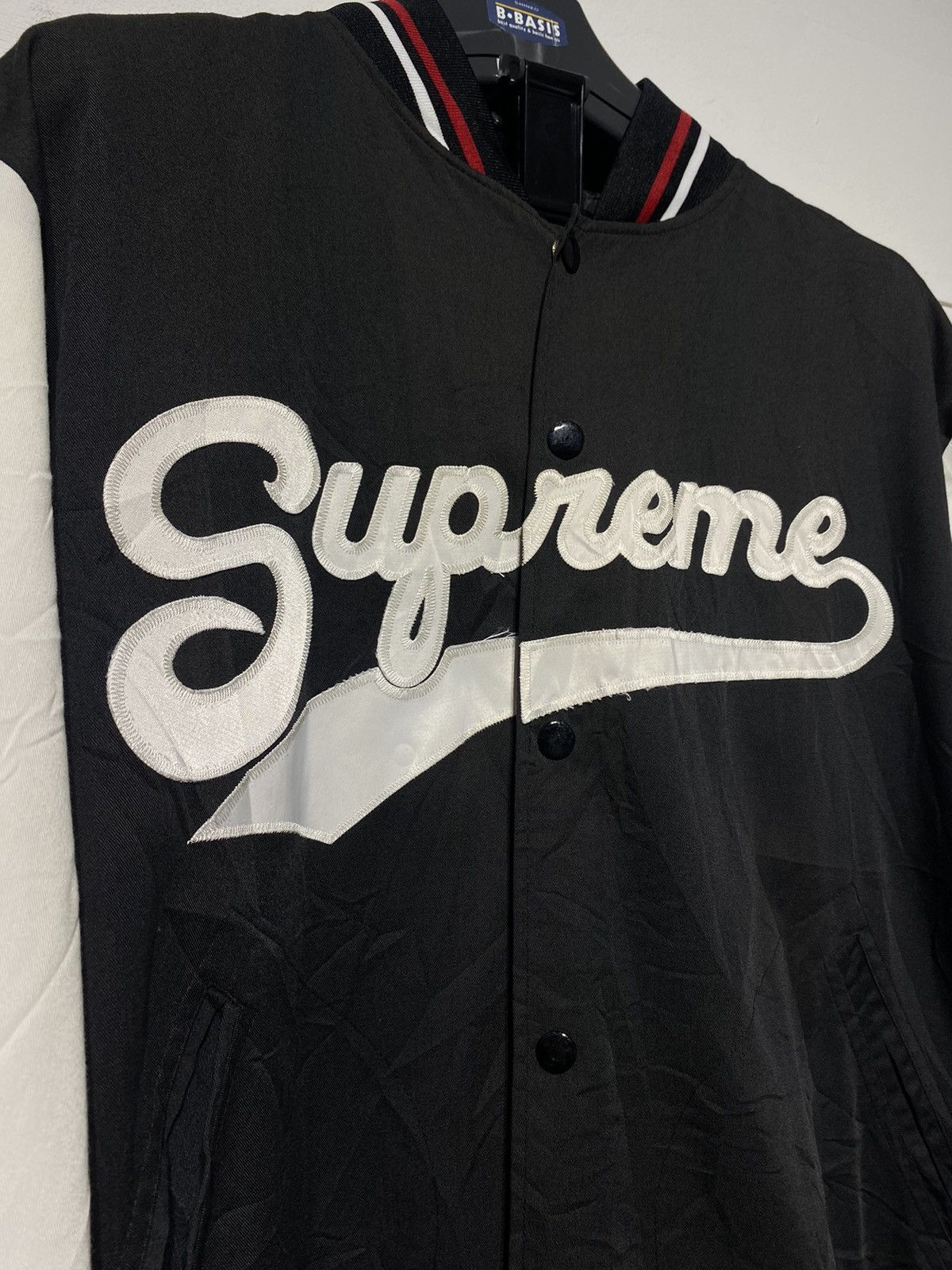 Vintage ❗️LAST DROP ❗️SUPREME 2002 EDITION VERSITY BASBALL JECKET Size US XL / EU 56 / 4 - 4 Thumbnail