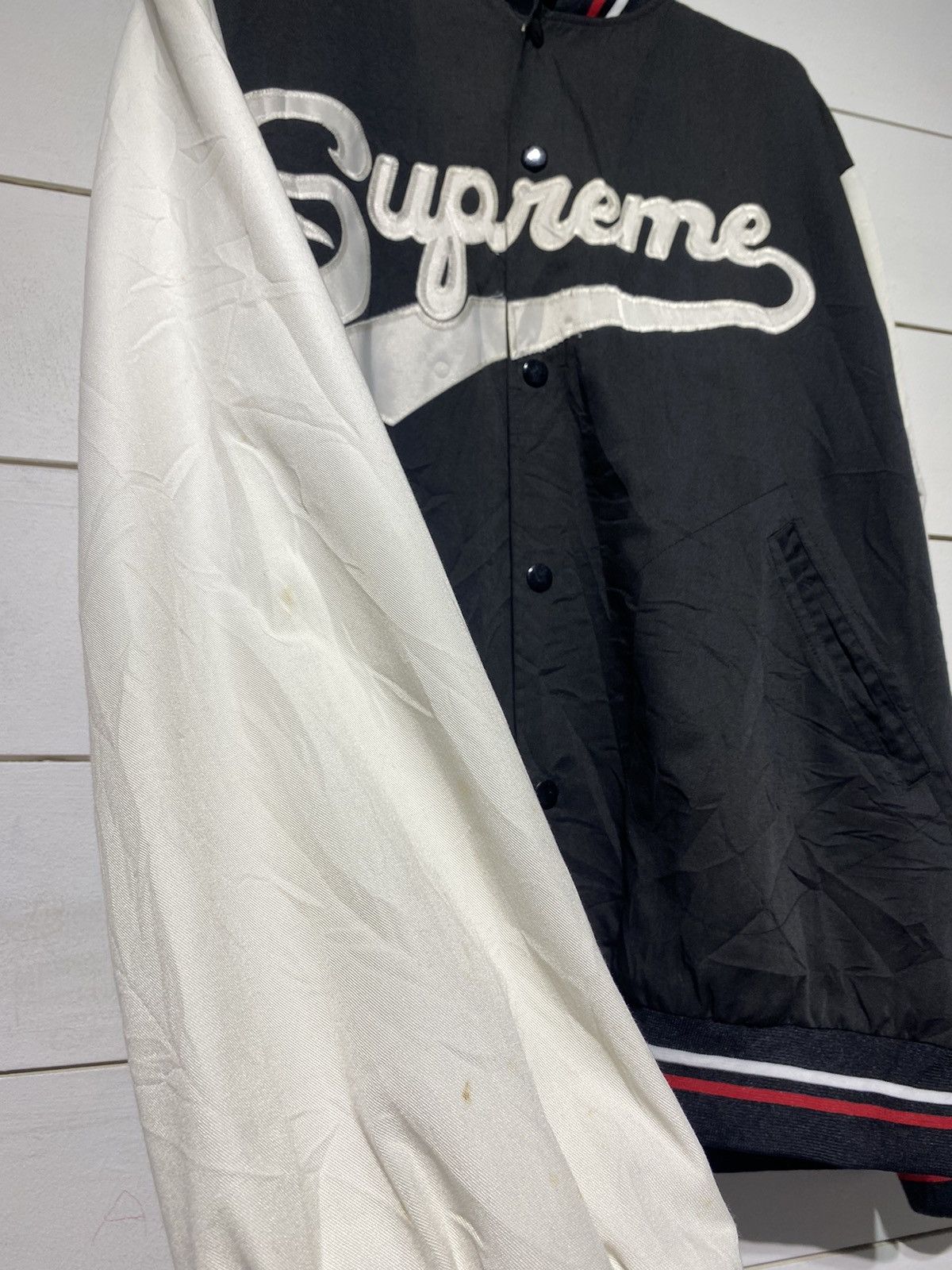 Vintage ❗️LAST DROP ❗️SUPREME 2002 EDITION VERSITY BASBALL JECKET Size US XL / EU 56 / 4 - 6 Thumbnail