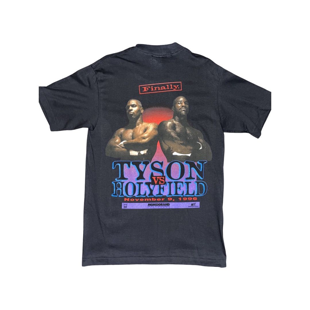 Mike Tyson VS Evander Holyfield fight promo shirt