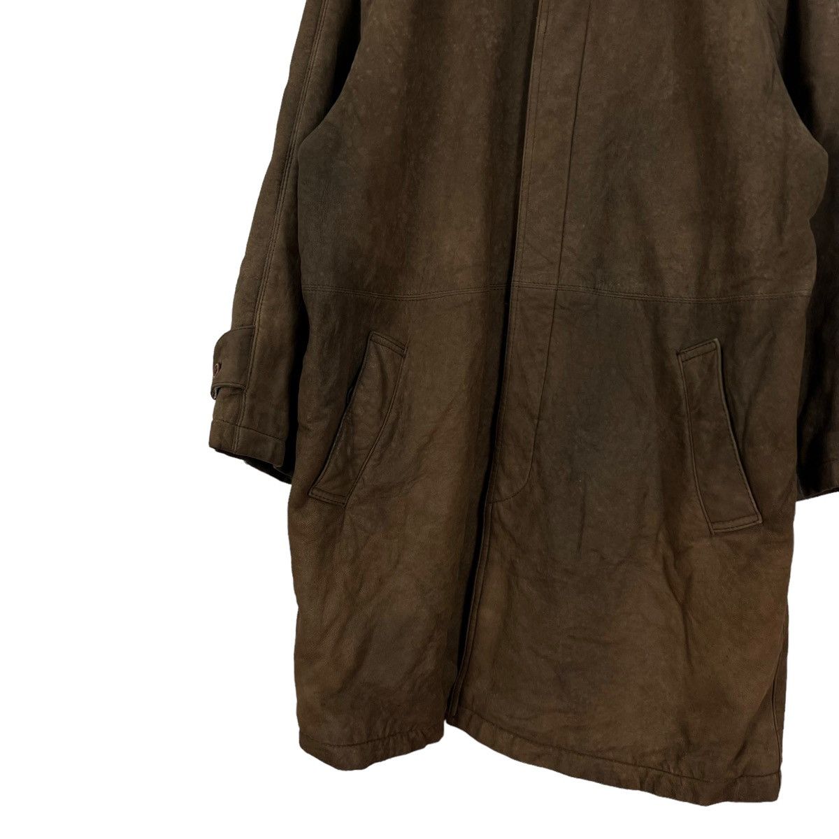 Issey Miyake VINTAGE ISSEY MIYAKE HAI SPORTING GEAR LONG LEATHER JACKET Size US M / EU 48-50 / 2 - 5 Thumbnail
