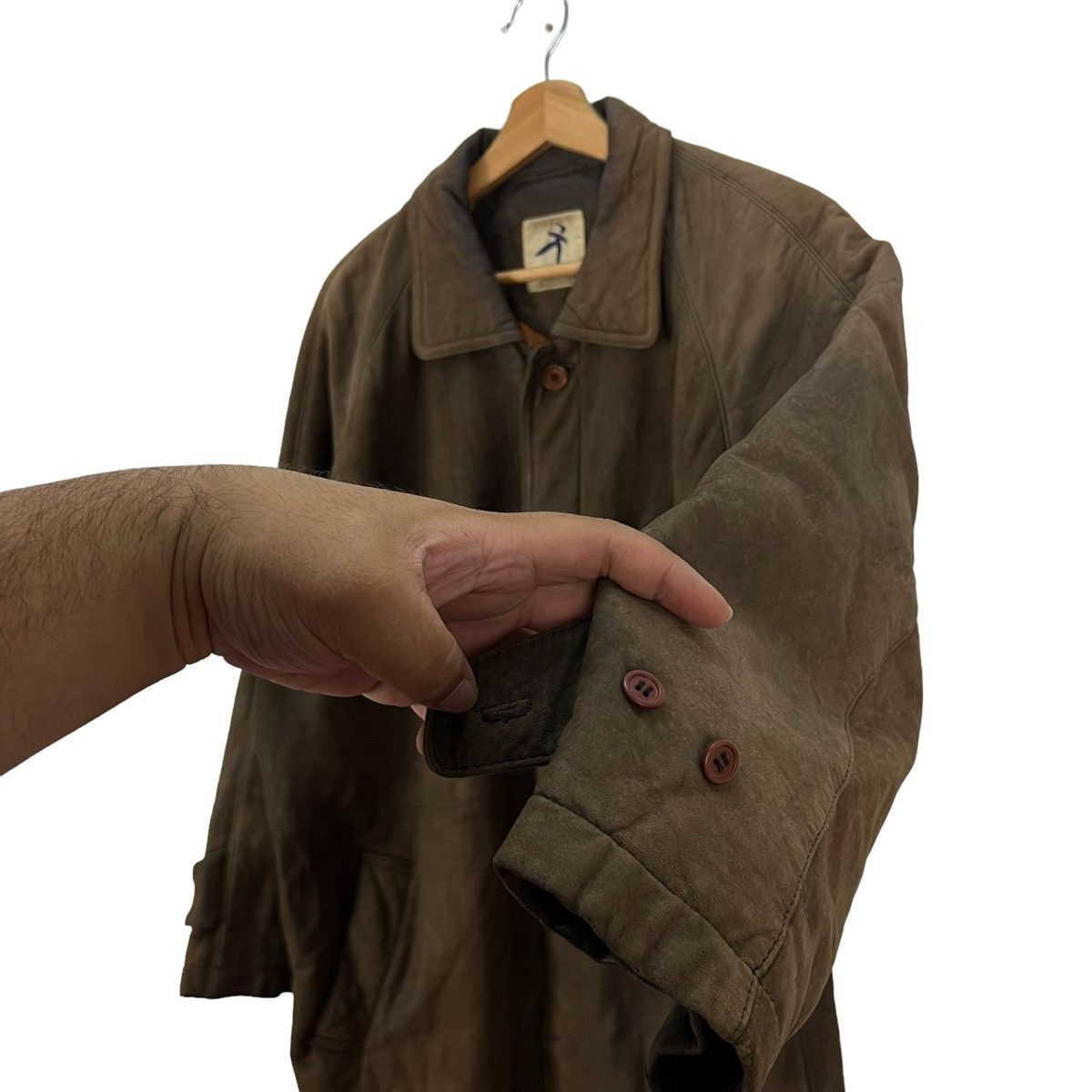 Issey Miyake VINTAGE ISSEY MIYAKE HAI SPORTING GEAR LONG LEATHER JACKET Size US M / EU 48-50 / 2 - 6 Thumbnail