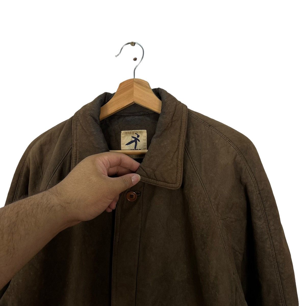 Issey Miyake VINTAGE ISSEY MIYAKE HAI SPORTING GEAR LONG LEATHER JACKET Size US M / EU 48-50 / 2 - 7 Thumbnail