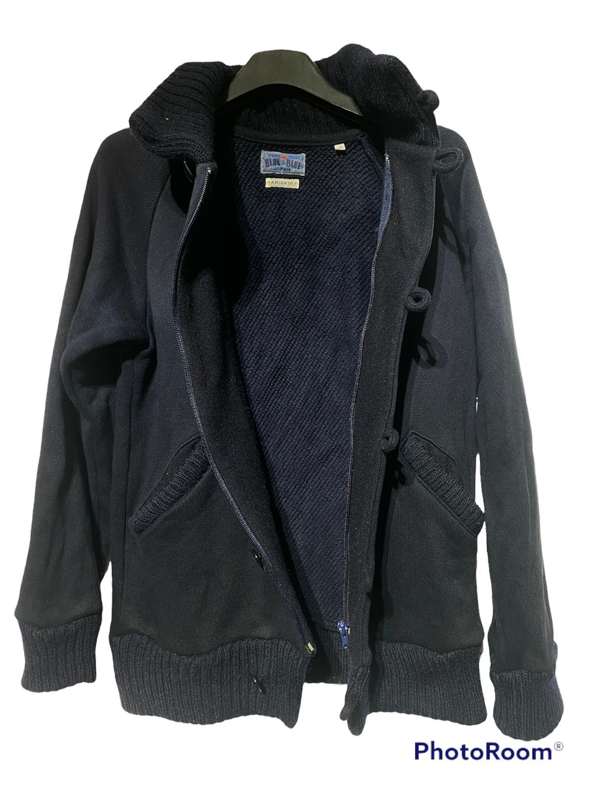 BLUE BLUE ARIGATO HEAVY DUTY COTTON INDIGO DYE JECKET