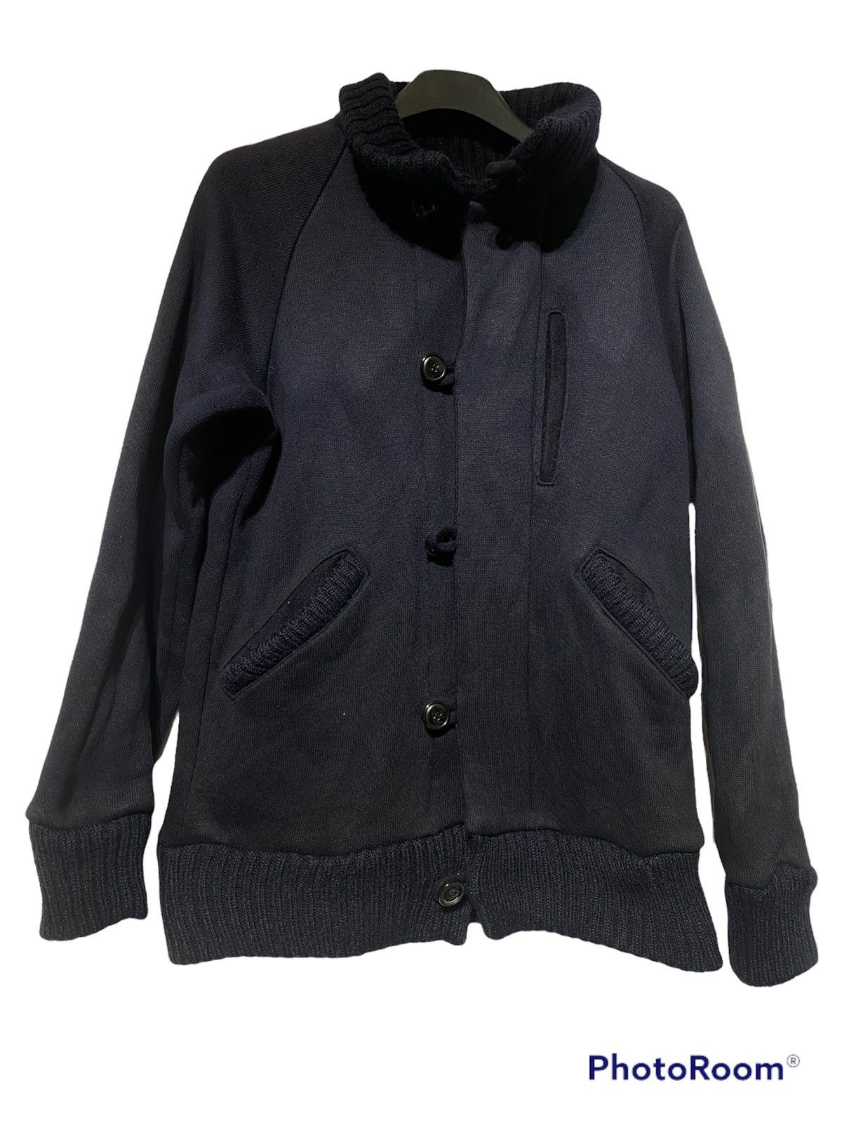 Blue Blue Japan × Yohji Yamamoto BLUE BLUE ARIGATO HEAVY DUTY COTTON INDIGO DYE JECKET Size 44S - 3 Thumbnail