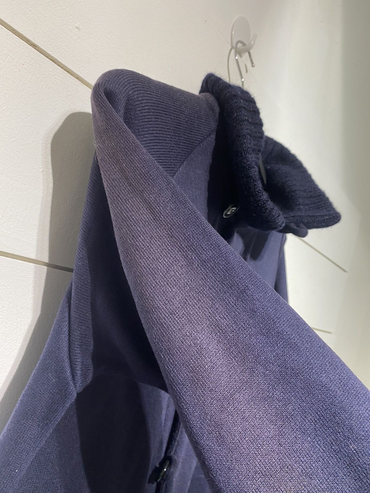 Blue Blue Japan × Yohji Yamamoto BLUE BLUE ARIGATO HEAVY DUTY COTTON INDIGO DYE JECKET Size 44S - 5 Thumbnail