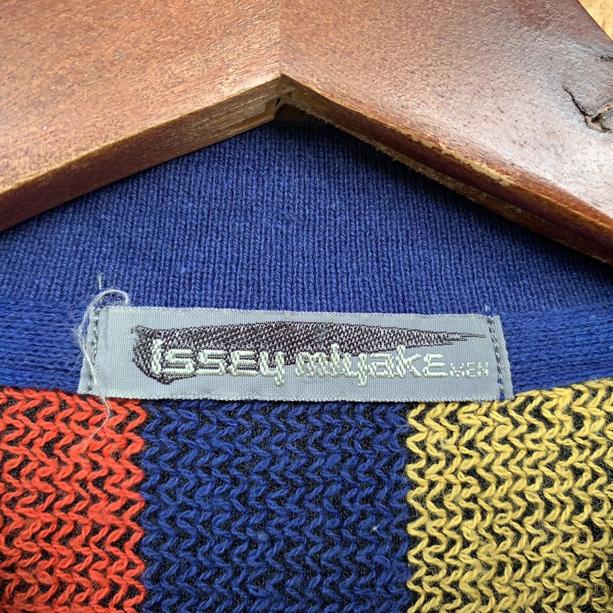 Issey Miyake Rare! Vintage 80s Stripe Issey Miyake Men Polos Knit Shirt Size US M / EU 48-50 / 2 - 13 Thumbnail