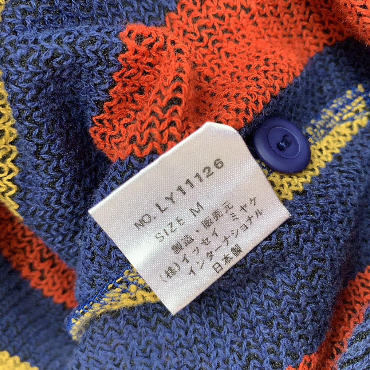Issey Miyake Rare! Vintage 80s Stripe Issey Miyake Men Polos Knit Shirt Size US M / EU 48-50 / 2 - 12 Thumbnail