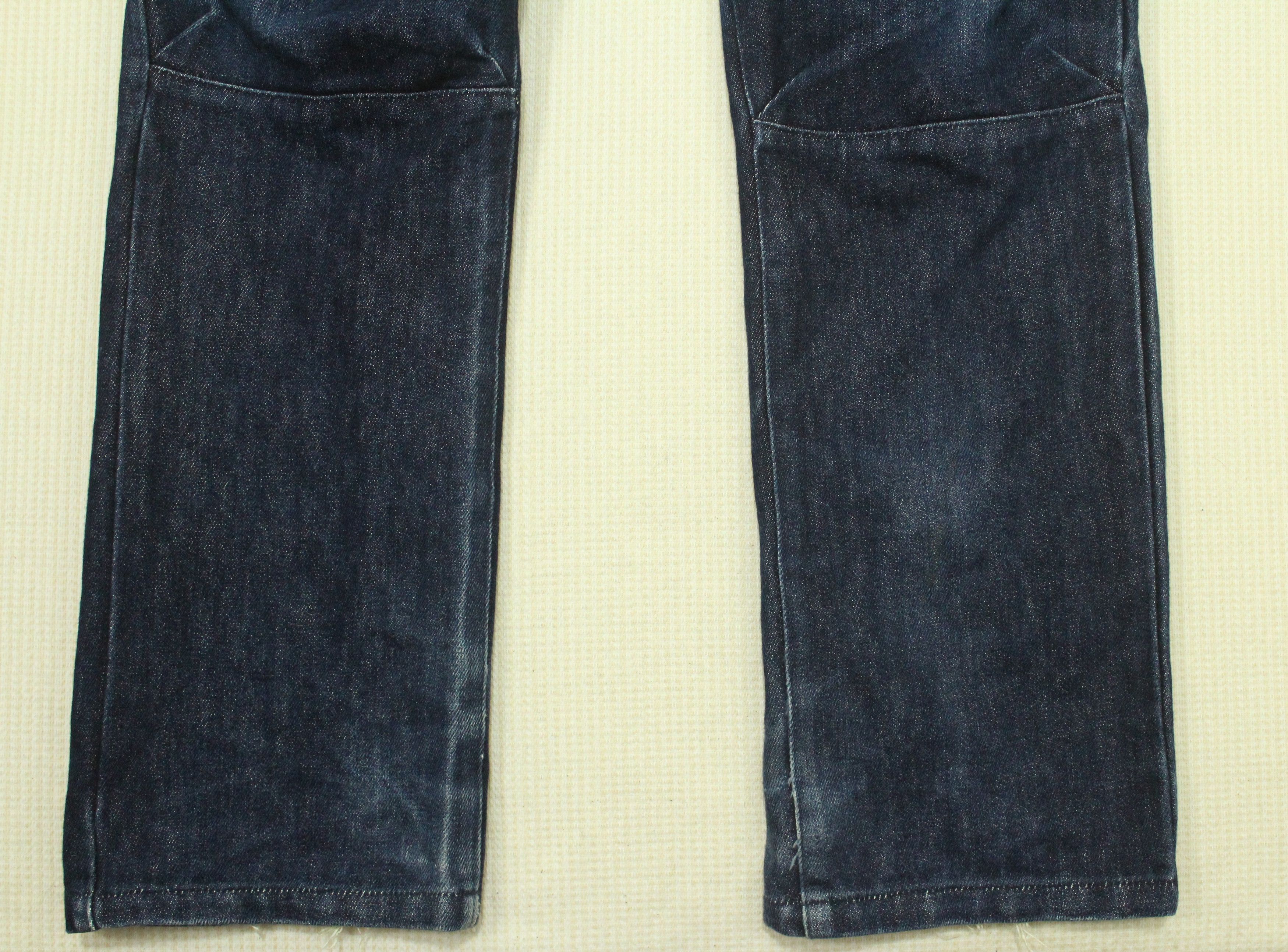 Japanese Brand Rare Yohji Yamamoto A.A.R Denim Dart Knee Distressed Indigo Size US 30 / EU 46 - 6 Thumbnail