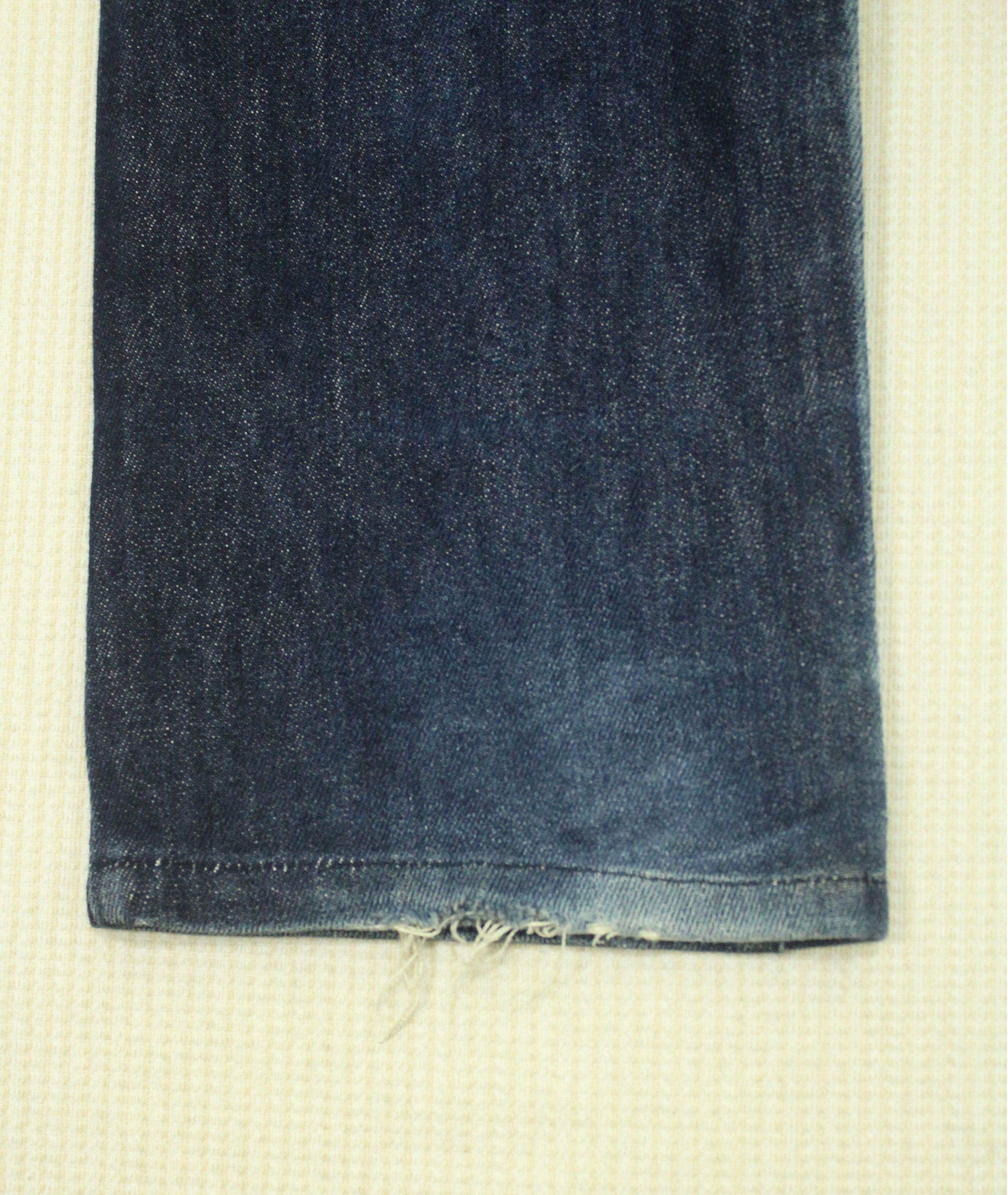 Japanese Brand Rare Yohji Yamamoto A.A.R Denim Dart Knee Distressed Indigo Size US 30 / EU 46 - 14 Thumbnail