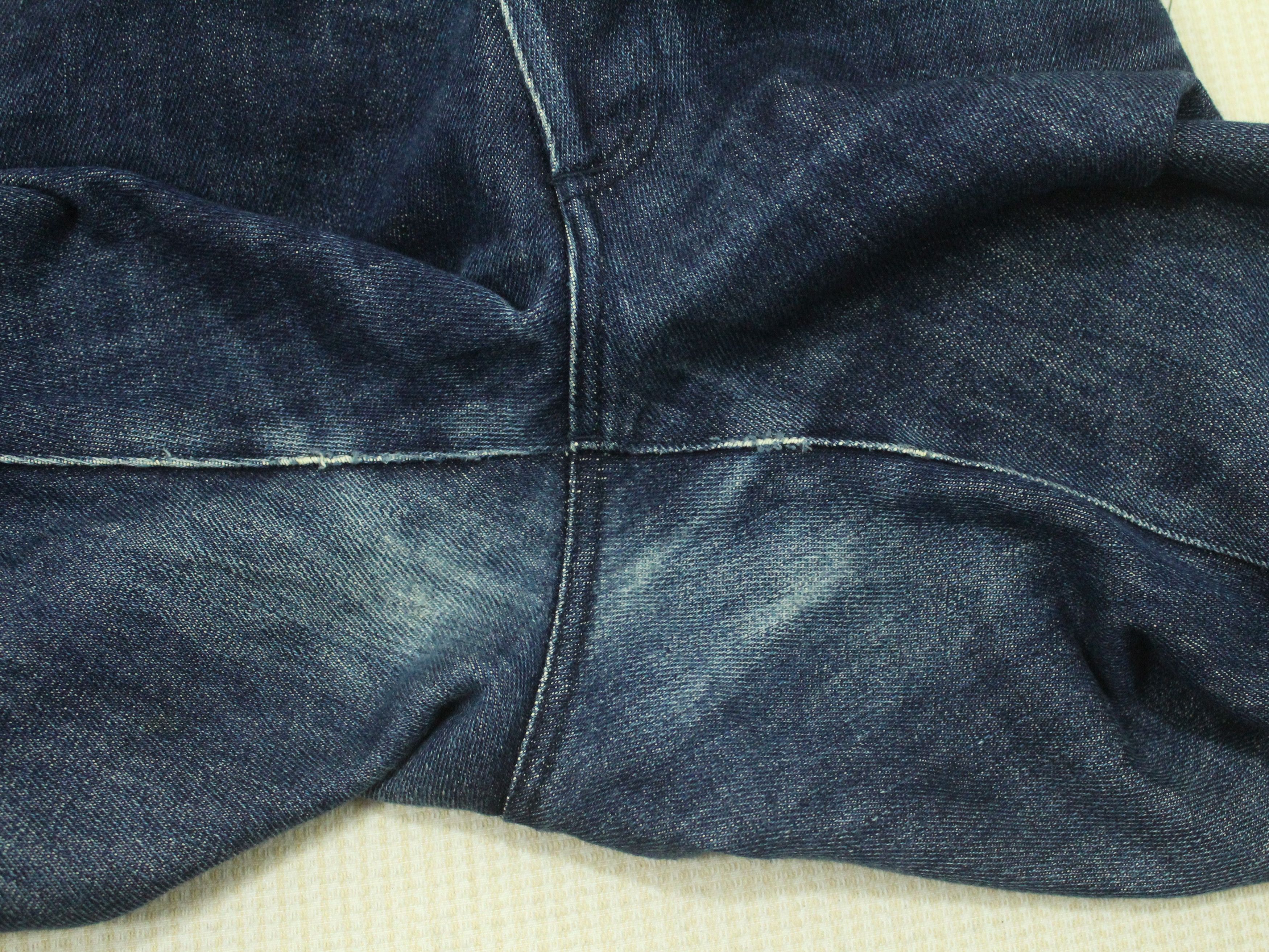 Japanese Brand Rare Yohji Yamamoto A.A.R Denim Dart Knee Distressed Indigo Size US 30 / EU 46 - 8 Thumbnail