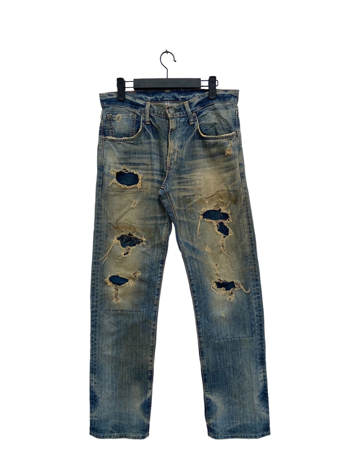 Edwin Vintage Thrashed Edwin Distressed Pant Size US 32 / EU 48 - 2 Thumbnail