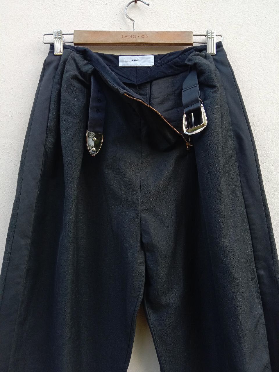 Toga Pulla Toga Pulla Archive Side Tape Wool Linen Wide Balloon Pant Size US 26 / EU 42 - 8 Thumbnail