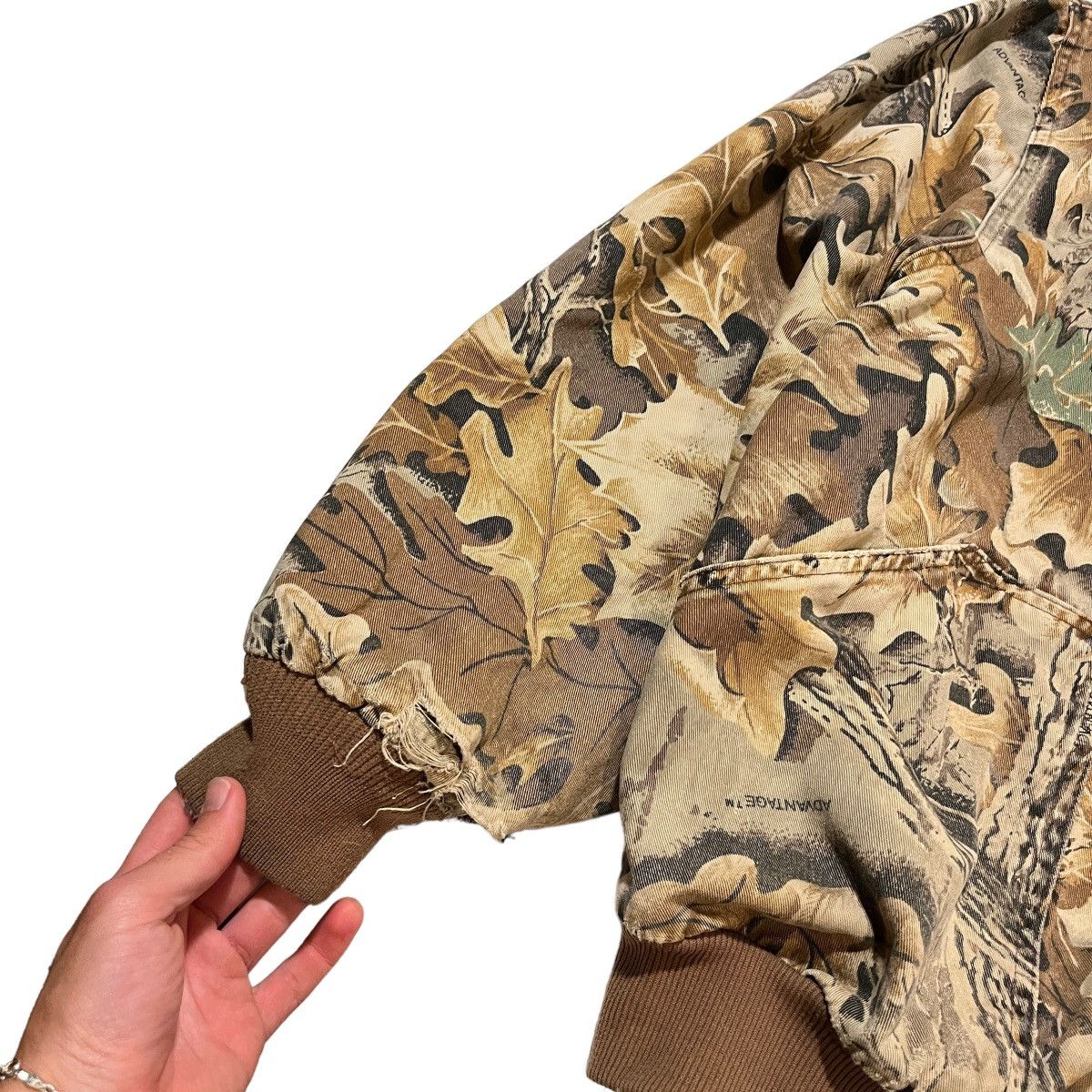 Vintage × Walls Distressed Vintage Walls Camo Advantage Zip Hooded Jacket Size US L / EU 52-54 / 3 - 2 Thumbnail