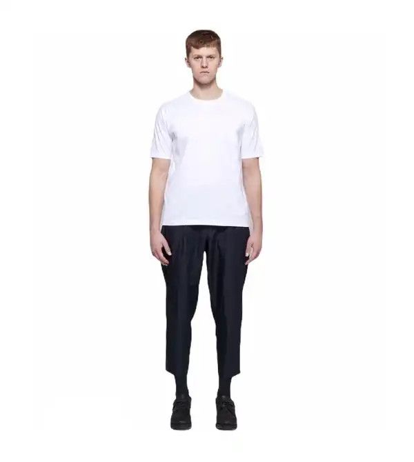 Comme des Garcons Homme Vintage AD1991 CDG Homme Cropped Cotton Linen Cotton Pant Size US 29 - 3 Thumbnail