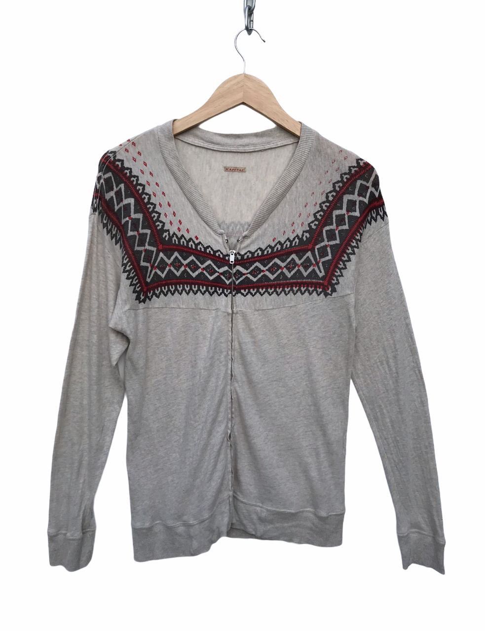 Kapital Kapital Japan Native Printed Unisex Sweater Size US S / EU 44-46 / 1 - 1 Thumbnail