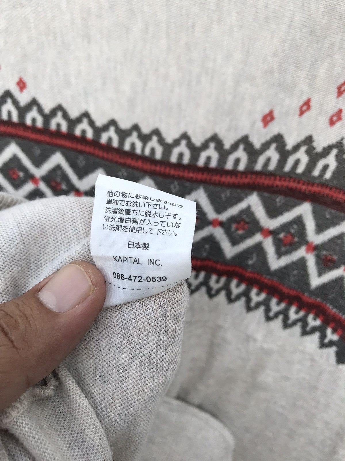 Kapital Kapital Japan Native Printed Unisex Sweater Size US S / EU 44-46 / 1 - 6 Thumbnail