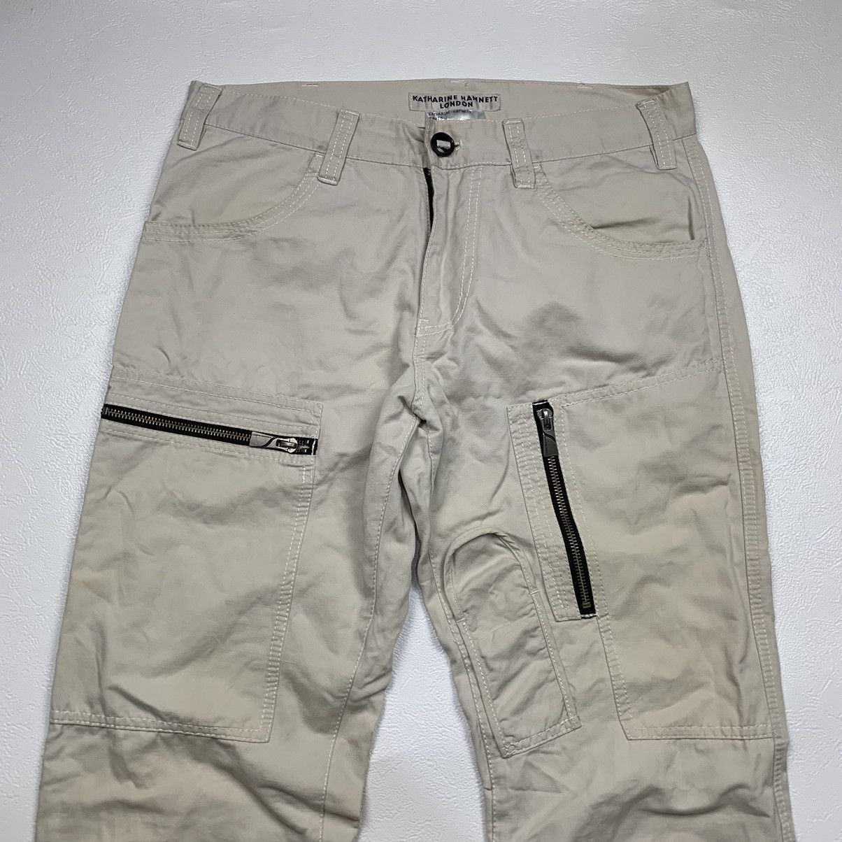 Katharine Hamnett London Y2k vintage katharine hamnett utility multi pocket pants Size US 32 / EU 48 - 5 Thumbnail