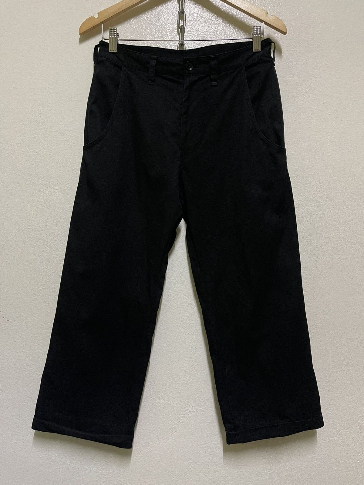 image of Vintage x Yohji Yamamoto Y's Black Pants Japan, Men's (Size 29)