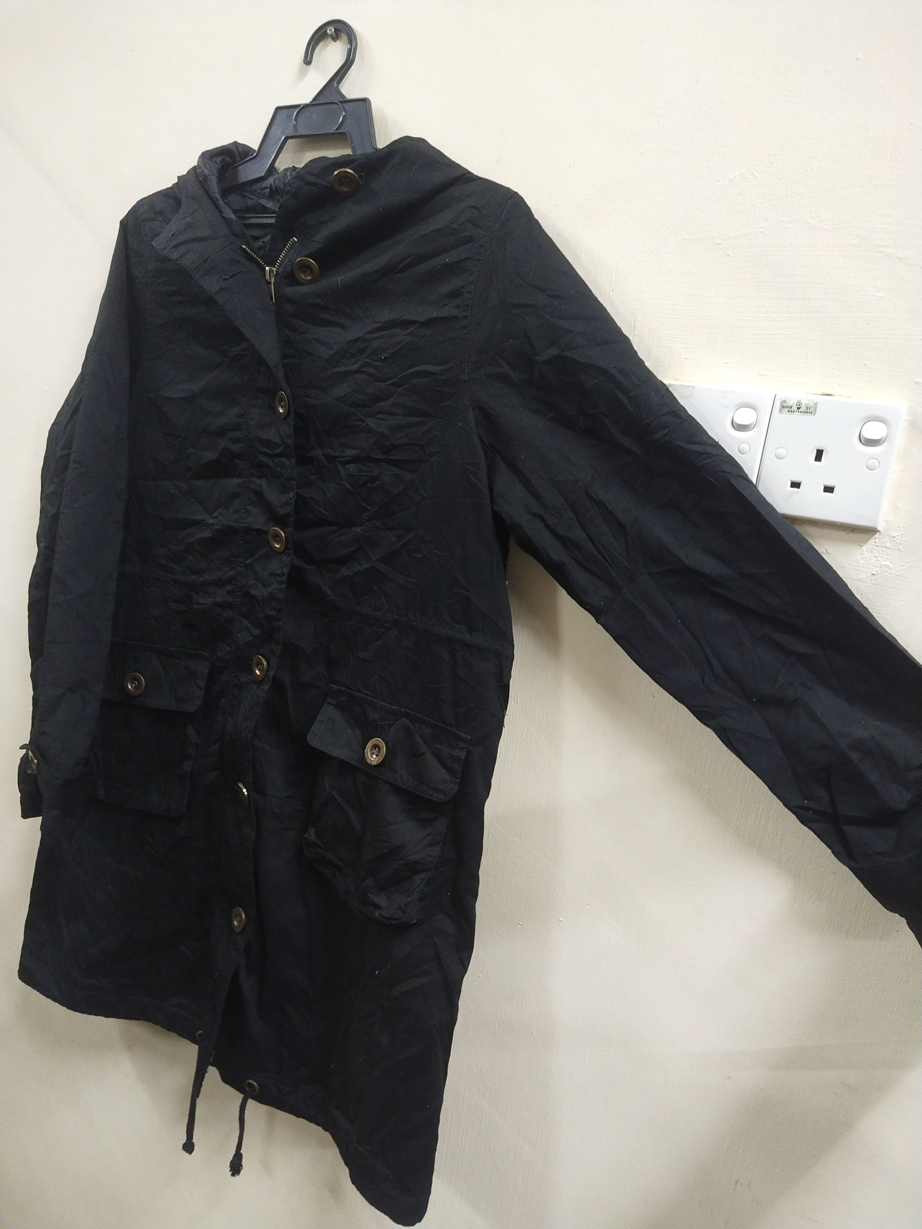 Designer × Kensho Abe 🔥 Rare Kensho Abe Black Parka Size L / US 10 / IT 46 - 4 Thumbnail
