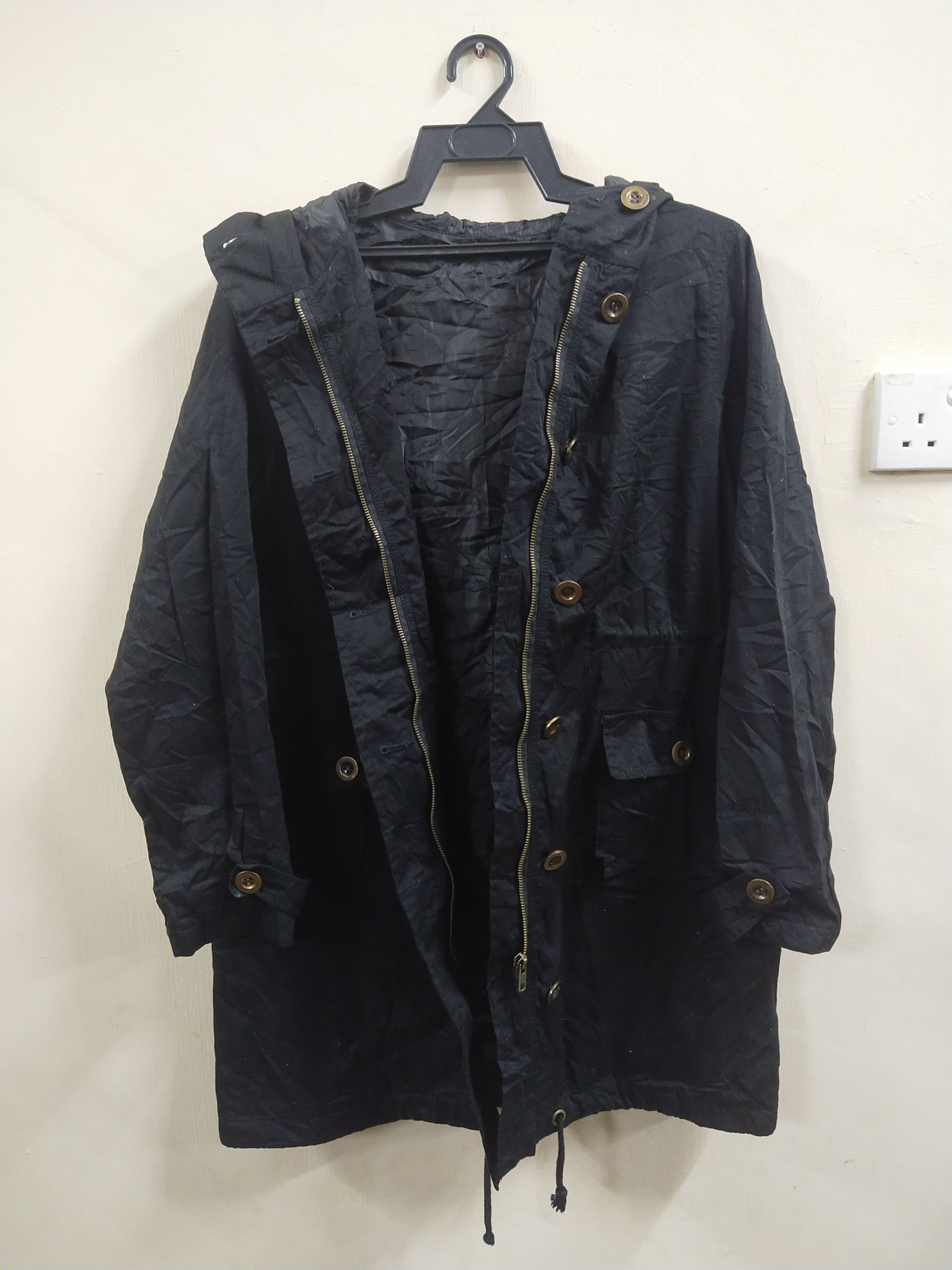 Designer × Kensho Abe 🔥 Rare Kensho Abe Black Parka Size L / US 10 / IT 46 - 6 Thumbnail