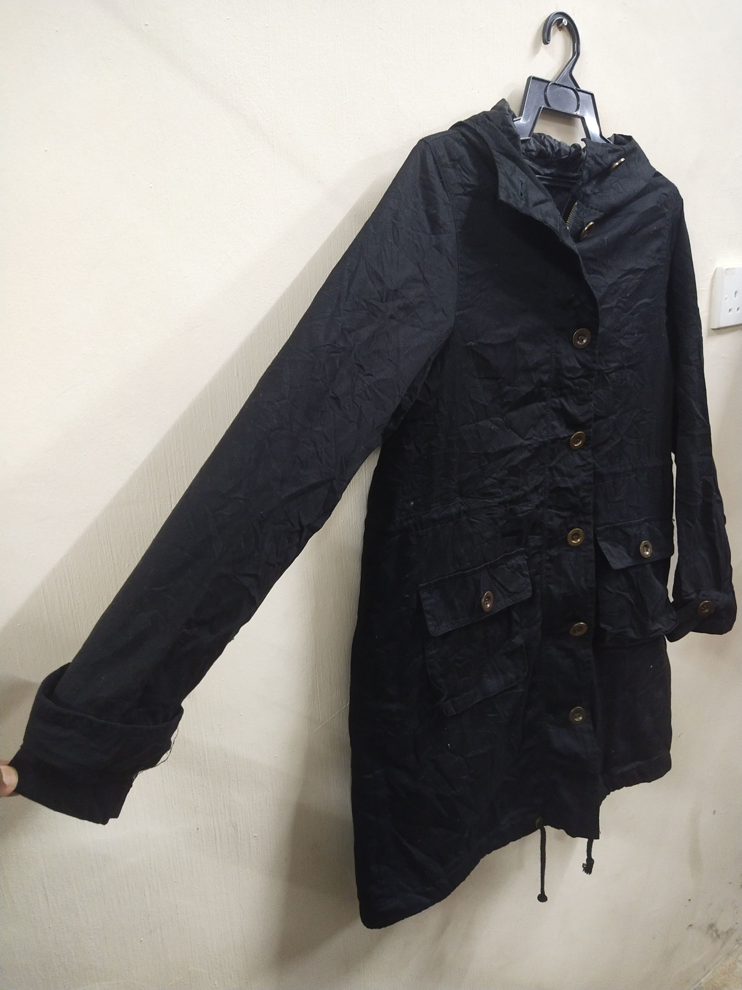Designer × Kensho Abe 🔥 Rare Kensho Abe Black Parka Size L / US 10 / IT 46 - 5 Thumbnail