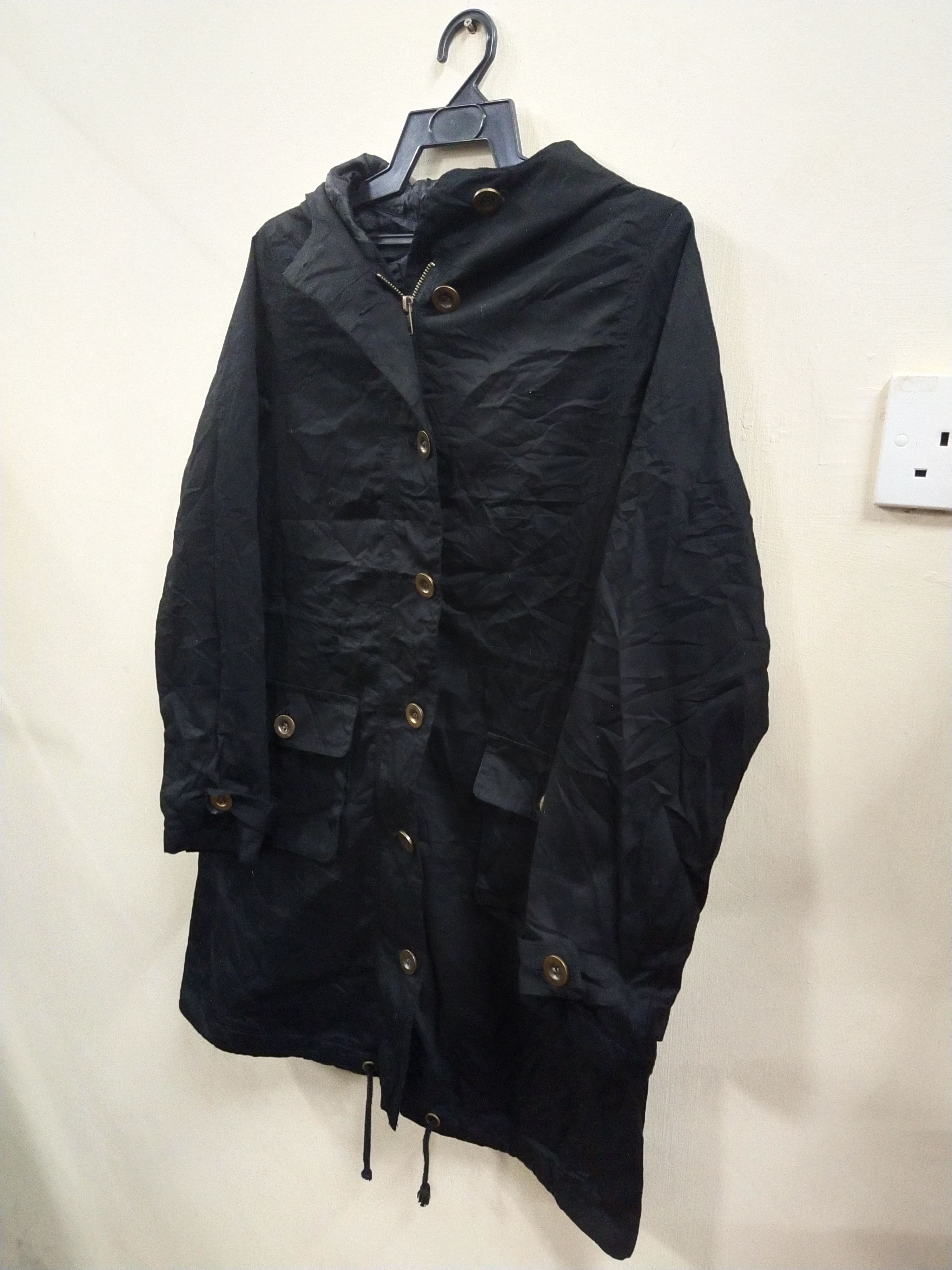 Designer × Kensho Abe 🔥 Rare Kensho Abe Black Parka Size L / US 10 / IT 46 - 2 Thumbnail