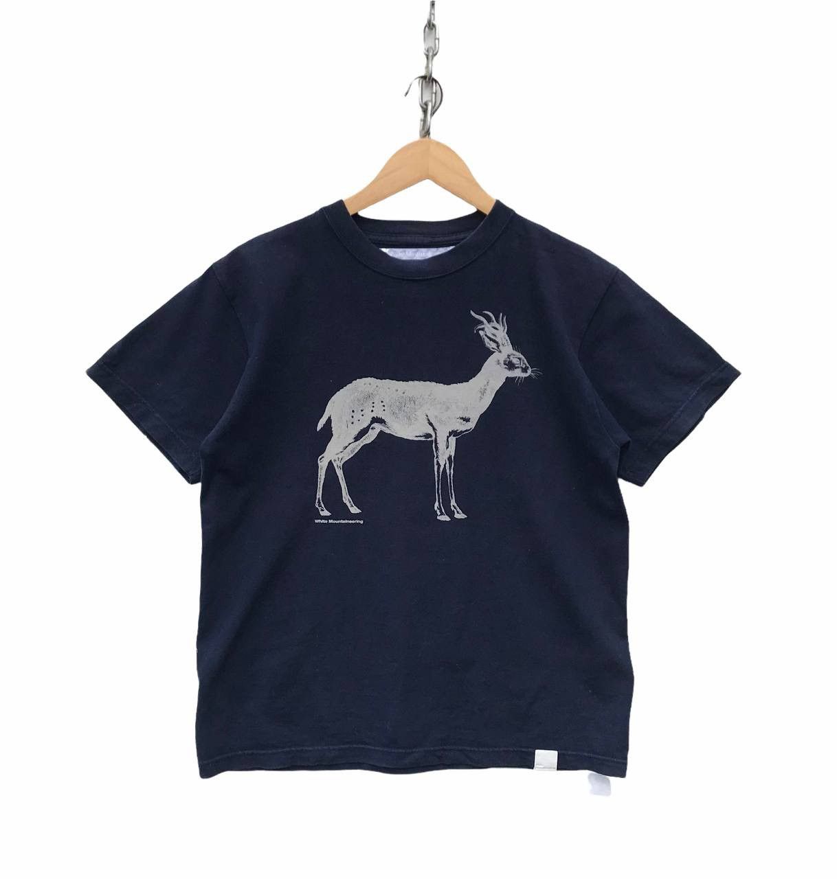 White Mountaineering White Mountaineering Dark Blue Deer Tee Size US M / EU 48-50 / 2 - 1 Thumbnail