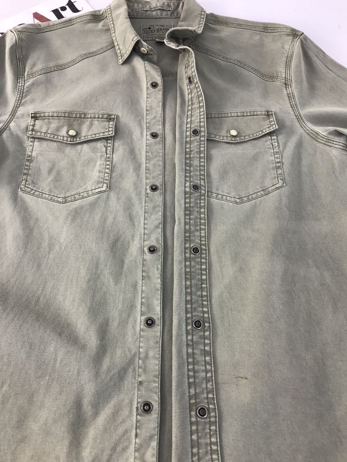 Lucky Brand × Vintage Vintage Lucky Brand Snap button Up Style Size US L / EU 52-54 / 3 - 8 Thumbnail