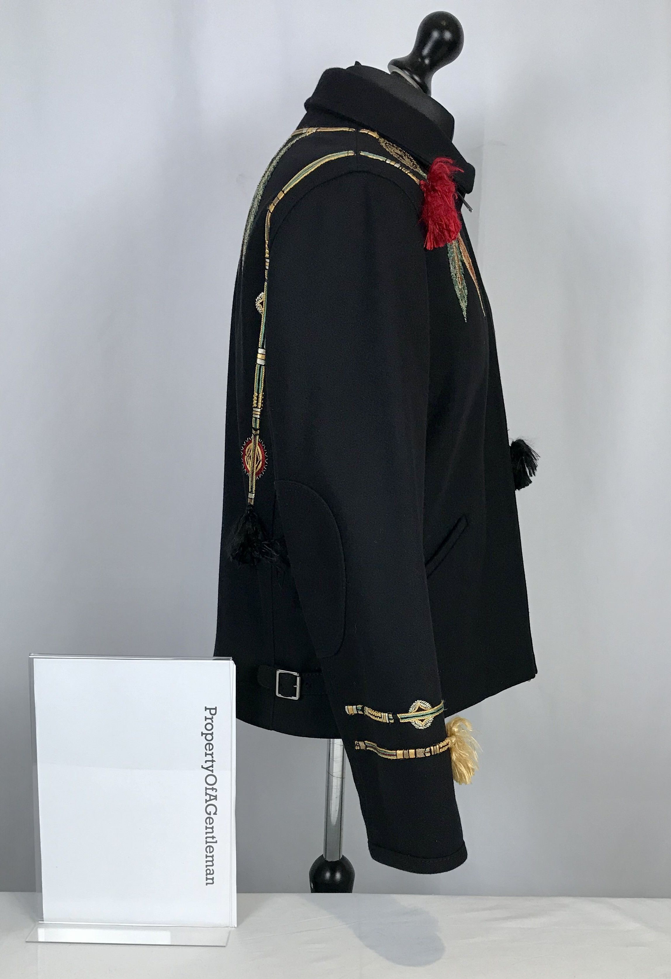 Valentino Valentino Feather Embroidered Coat Size US M / EU 48-50 / 2 - 4 Thumbnail